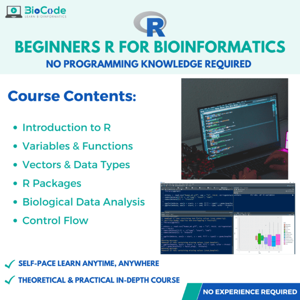 Beginners R For Bioinformatics | BioCode