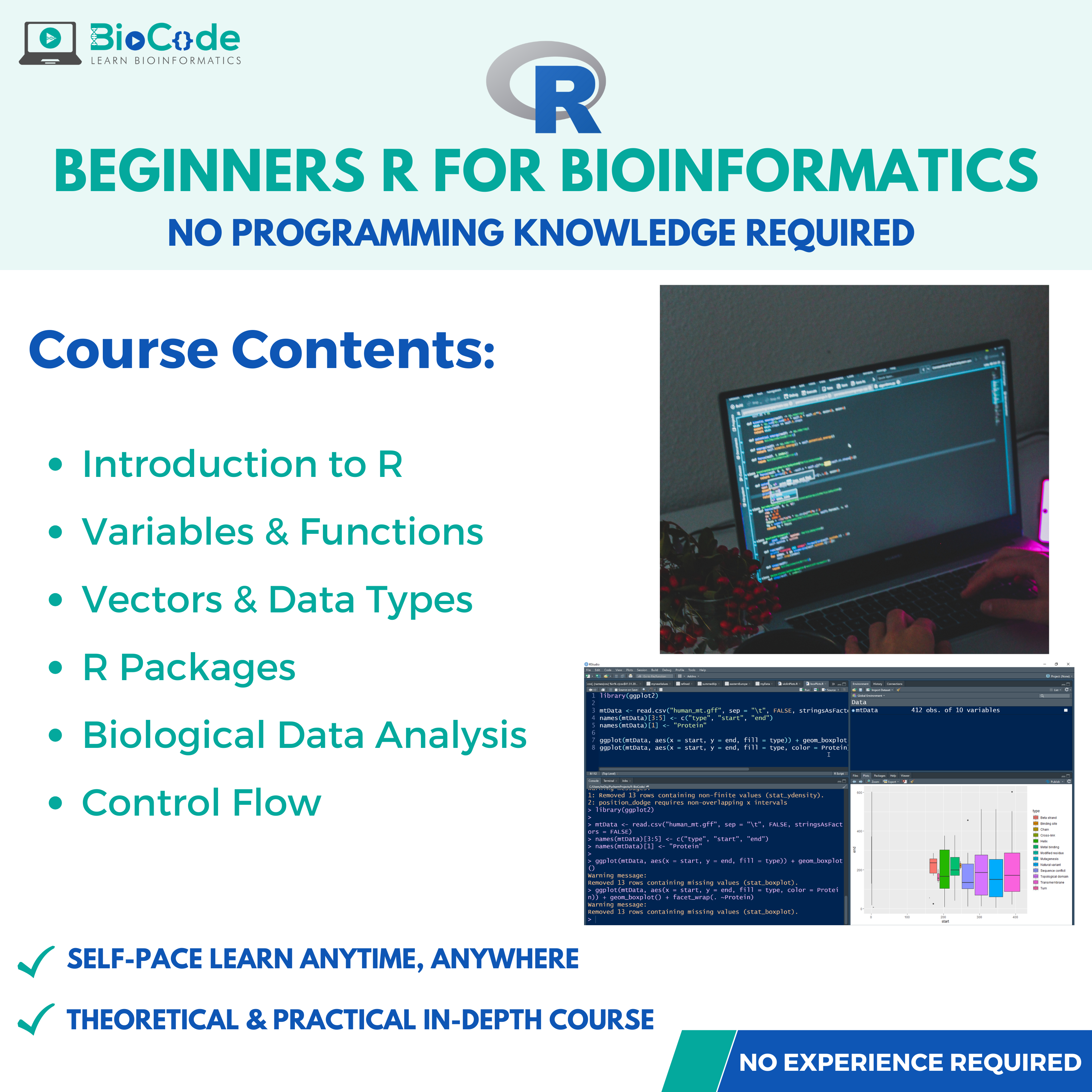 Beginners R For Bioinformatics - BioCode